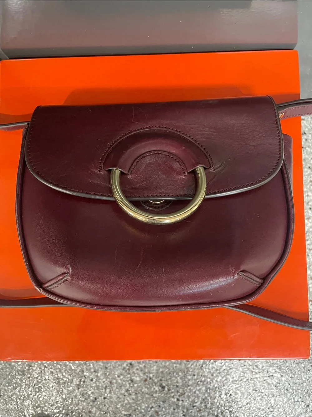 Banana Republic Leather Crossbody Bag